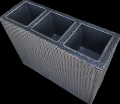 Plantekasse 84 x 30 x 60 cm - sort