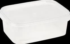Plastbøtte med låg 280 ml Firkantet