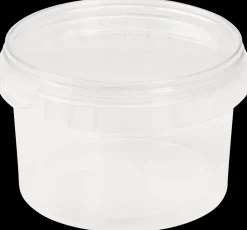 Plastbøtte med låg 280 ml Rund