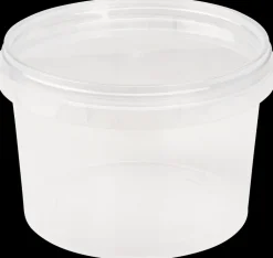 Plastbøtte med låg 565 ml Rund