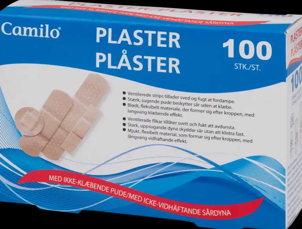 Plastersæt 4 str. 100 stk.
