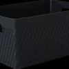 Plastikkurv medium - sort