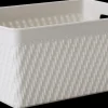 Plastikkurv small - lysegrå
