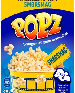 POPZ Popcorn 8 poser - assorterede varianter