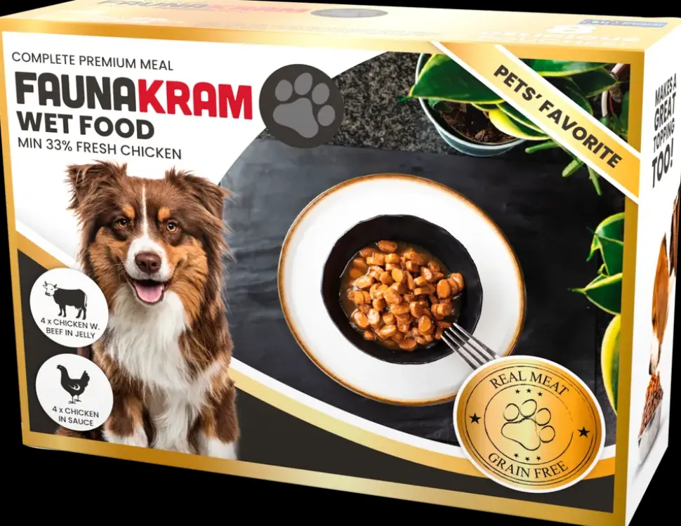 Premium menuboks hund 8 x 100 g