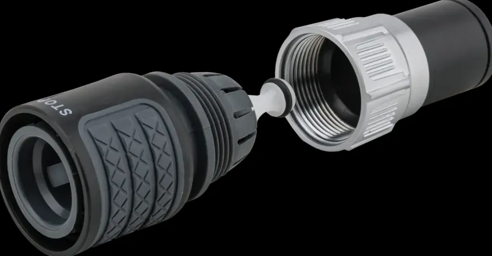 Pro Slangekobling metal 1/2" med stop