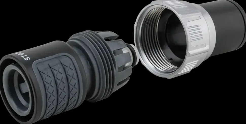 Pro Slangekobling metal 3/4" med stop
