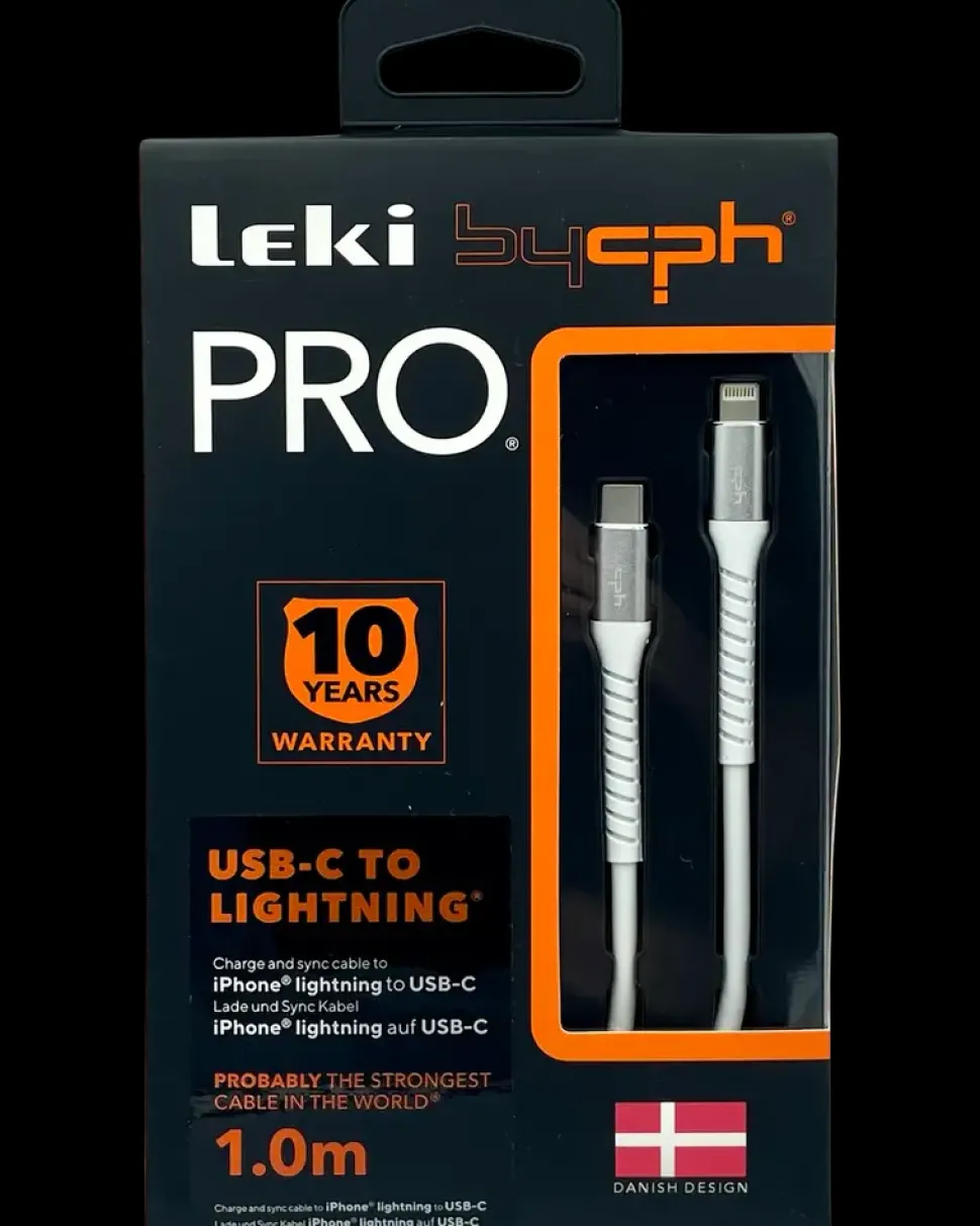 PRO USB-C til Lightning Kabel - 1 meter hvid