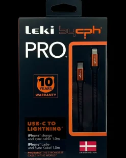PRO USB-C til Lightning Kabel - 1 meter sort