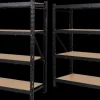 ProBuilder Stålreol med 4 hylder 180 x 180 x 50 cm