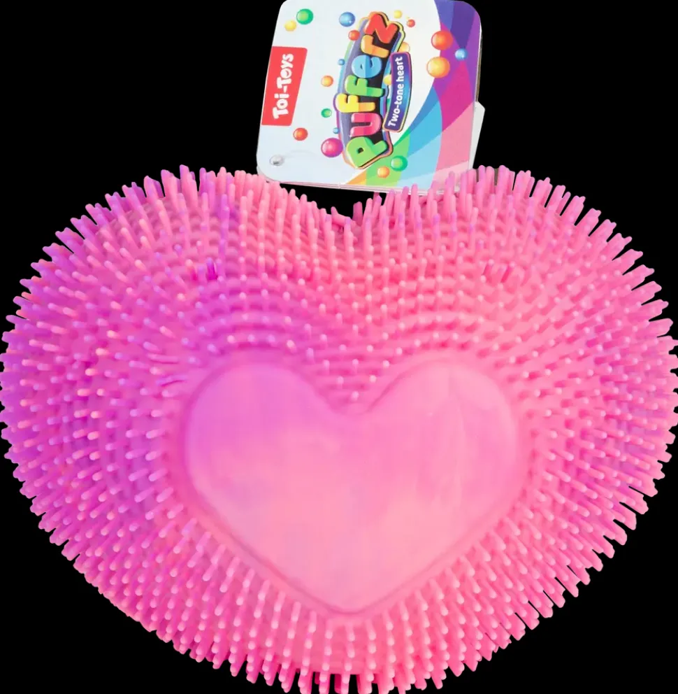 Pufferhjerte fidget legetøj - Assorterede farver