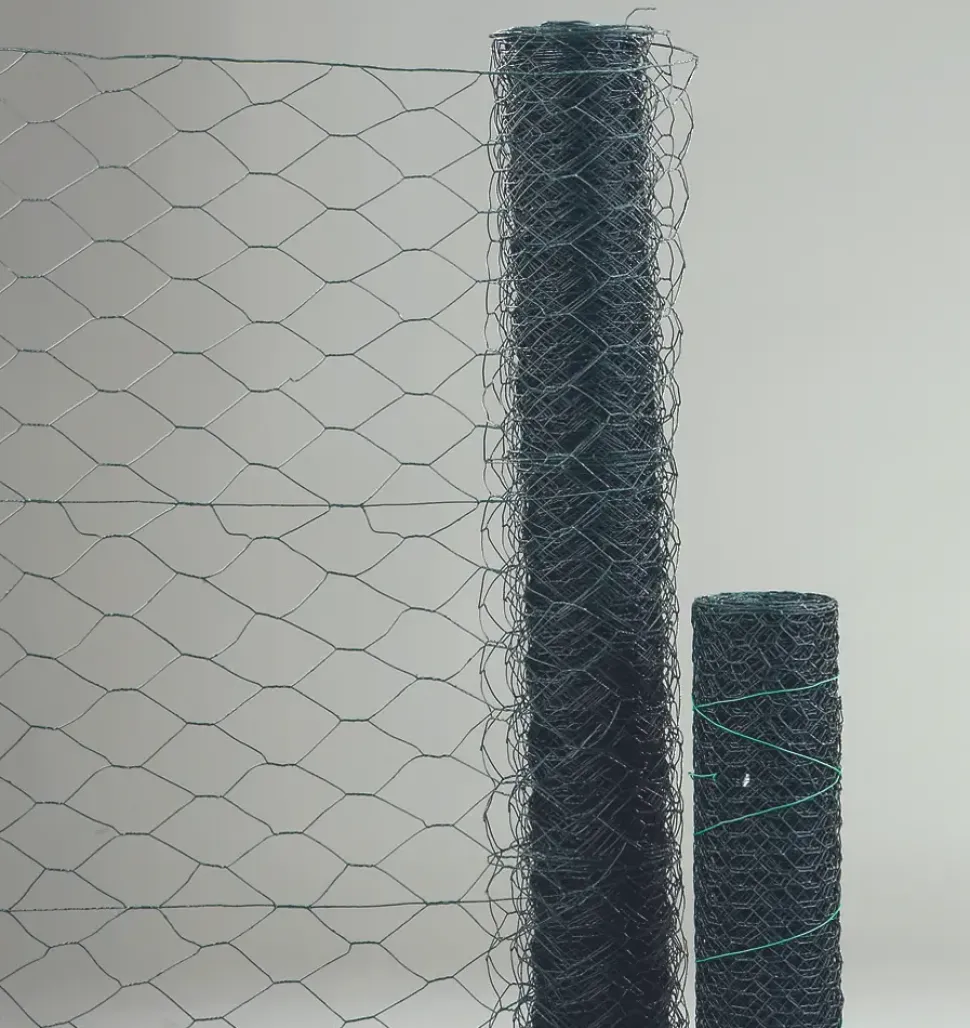 Rancho Hønsenet 90 cm grøn plastbelagt