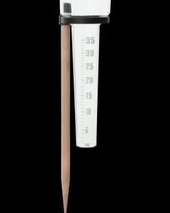Regnmåler med holder