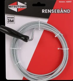 Rensebånd Ø5 mm 3 meter