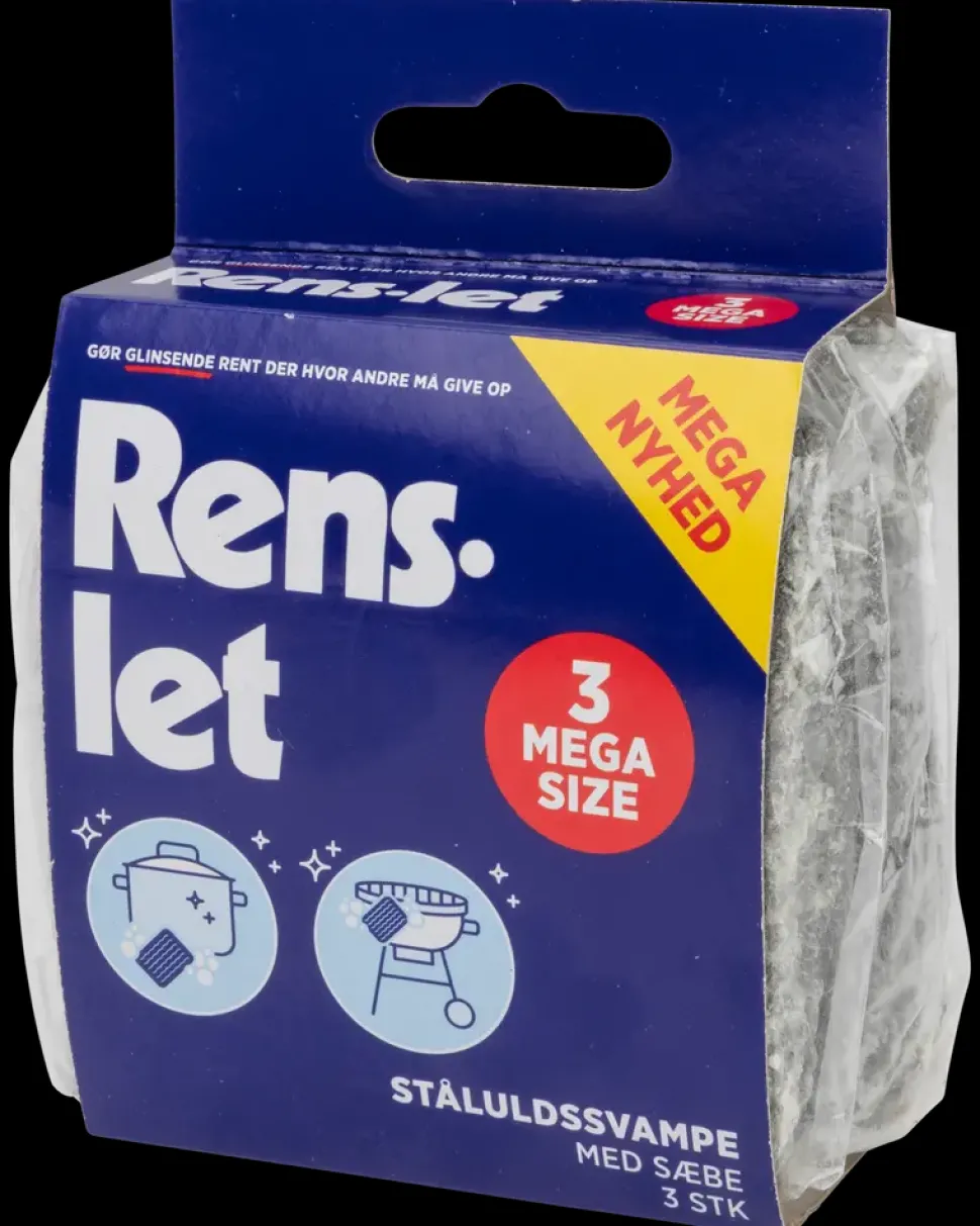 Rens-Let Ståluld Mega 3-pak