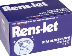 Rens-Let Ståluldsvamp 10-pak