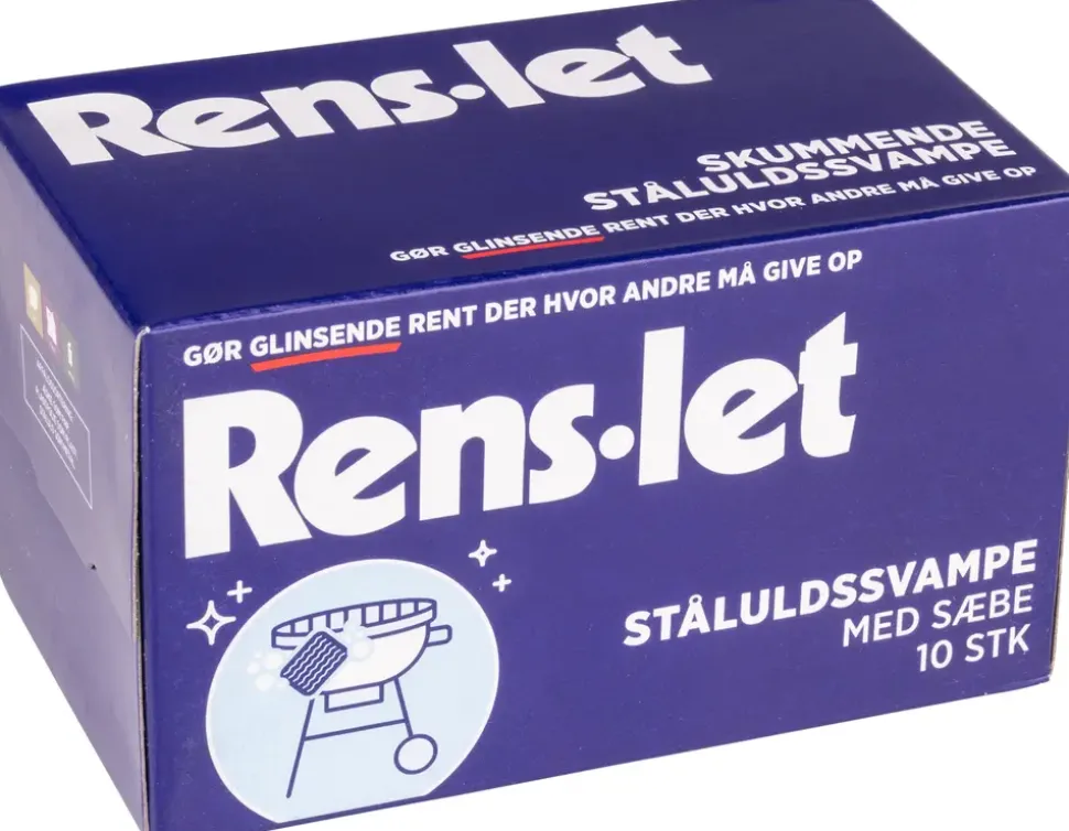 Rens-Let Ståluldsvamp 10-pak