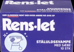 Rens-Let Ståluldsvamp 10-pak