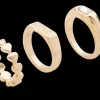 Ring 5 stk. - guld
