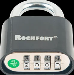 Rockfort Hængelås med kode 51,5 mm 4 cifre