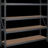 Rockfort Stålreol med 4 hylder 182,5 x 180 x 50 cm