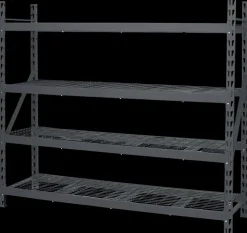 Rockfort Stålreol med 4 hylder 183 x 196 x 60 cm
