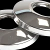 Roset til brusearmatur 3/4" x Ø70 - krom 2-pak