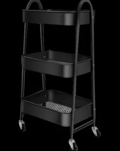 Rullebord med 3 hylder