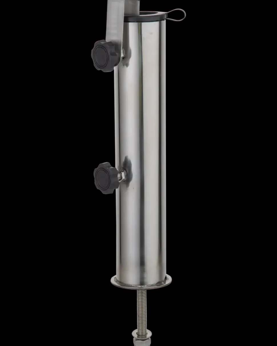 Rustfrit rør Ø57 mm til parasolfod