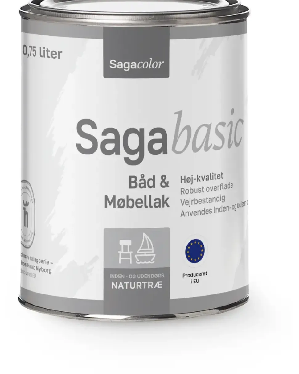 Sagabasic Båd & Møbellak - 0,75 liter