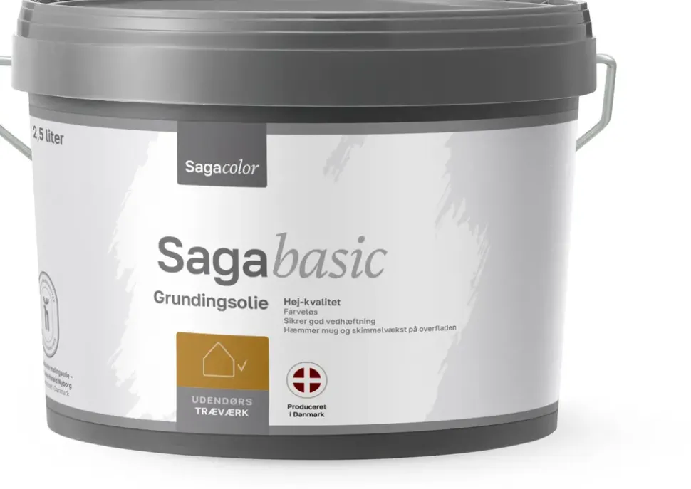 Sagabasic Grundingsolie - 2,5 liter
