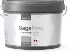 Sagabasic Gulvmaling 2,5 liter - Grå