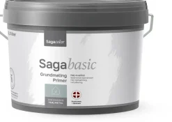 Sagabasic Spærre- & Grundmaling - Hvid 2,5 liter