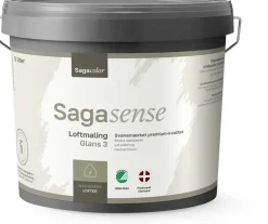 Sagasense Loftmaling 3 - 5 liter hvid