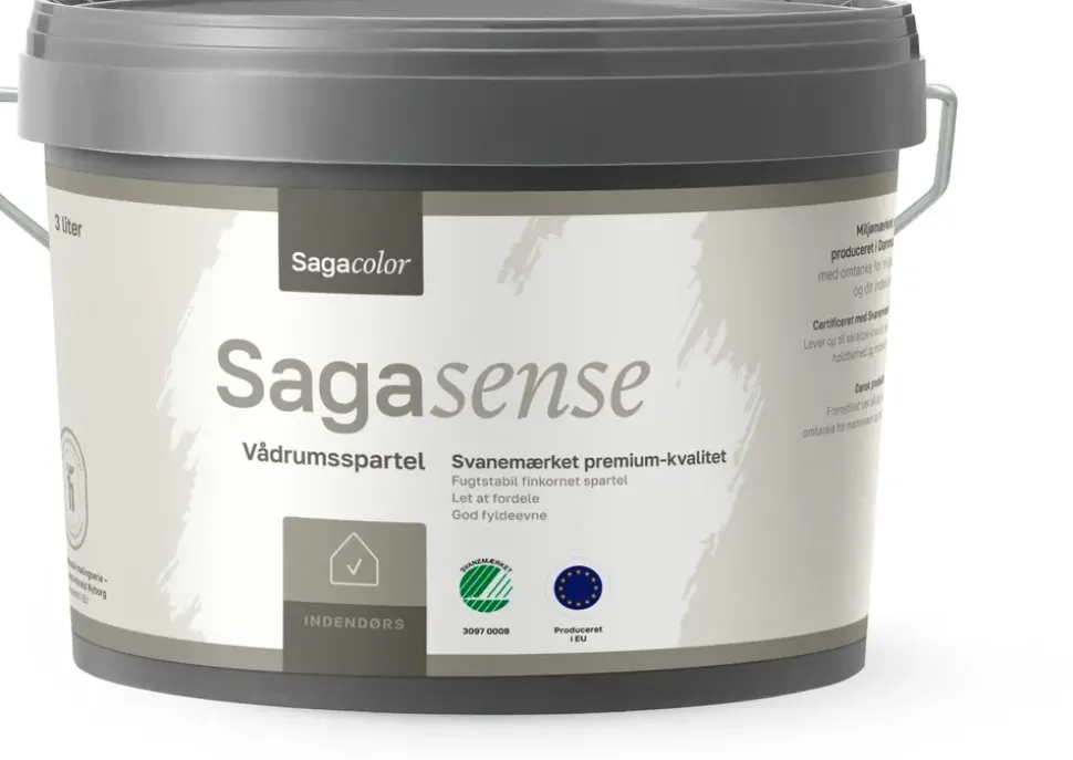 Sagasense Vådrumsspartel - 3 liter