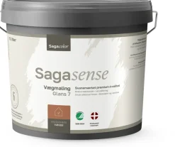Sagasense Vægmaling 7 - 5 liter modehvid