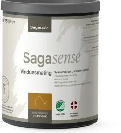 Sagasense Vinduesmaling 0,75 liter - Hvid