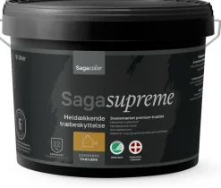 Sagasupreme Heldækkende Træbeskyttelse - Sort 9 liter