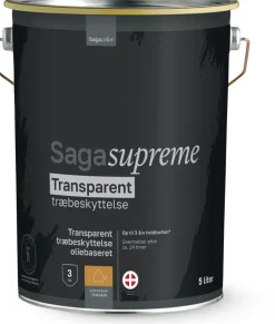 SagaSupreme Transparent Træbeskyttelse 5 liter - Mahogni