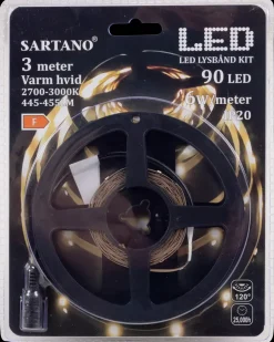 SARTANO Flexstrip med LED 3 meter