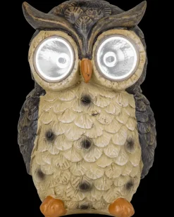 SARTANO Solcellefigur ugle H. 18 cm