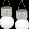 Sartano Solcellelampe Glaskugler Ø6 cm 2-pak