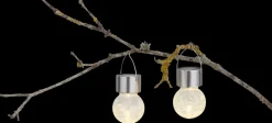Sartano Solcellelampe Glaskugler Ø6 cm 2-pak