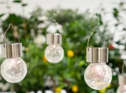 Sartano Solcellelampe Glaskugler Ø6 cm 2-pak