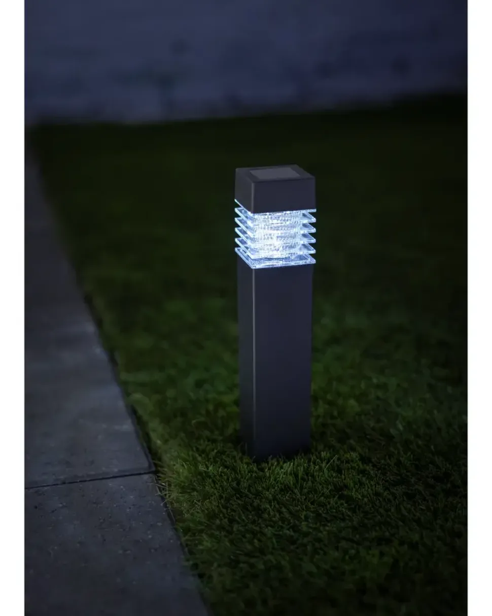 SARTANO Solcellelampe stolpe H. 40 cm