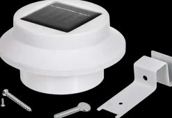 Sartano Solcellelampe til hegn Gaius 3-pak