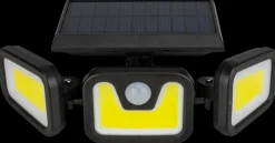 SARTANO Solcellelampe tredelt med sensor