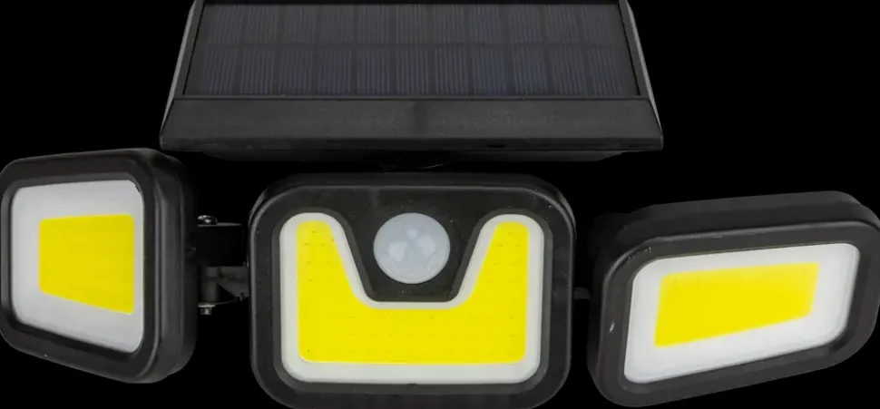 SARTANO Solcellelampe tredelt med sensor