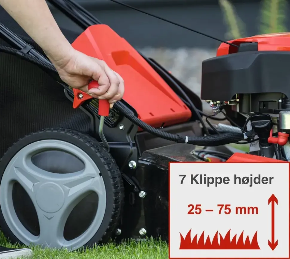 Scheppach benzinplæneklipper med el-start
