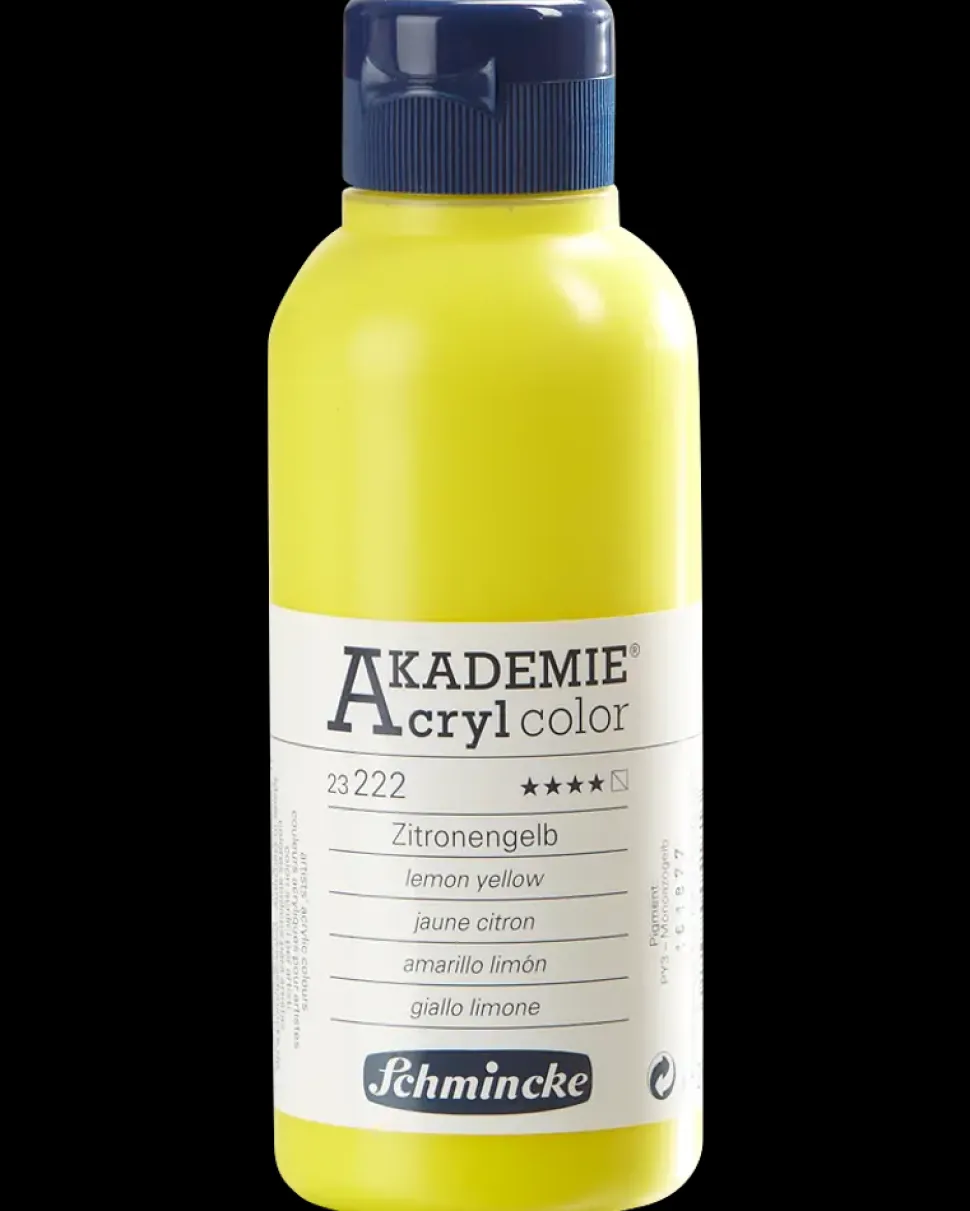 Schmincke Akrylfarve 250 ml Lemon yellow